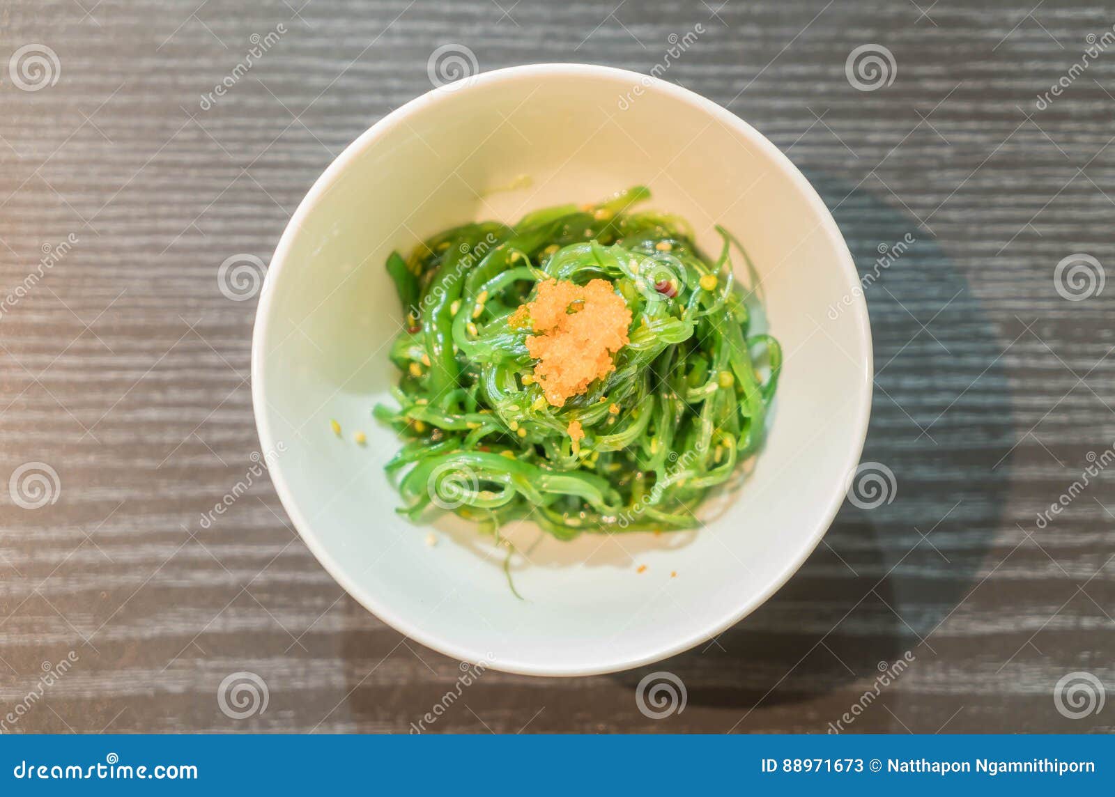 Hiyashi Wakame Stock Image Image Of Food Vegetarian 88971673