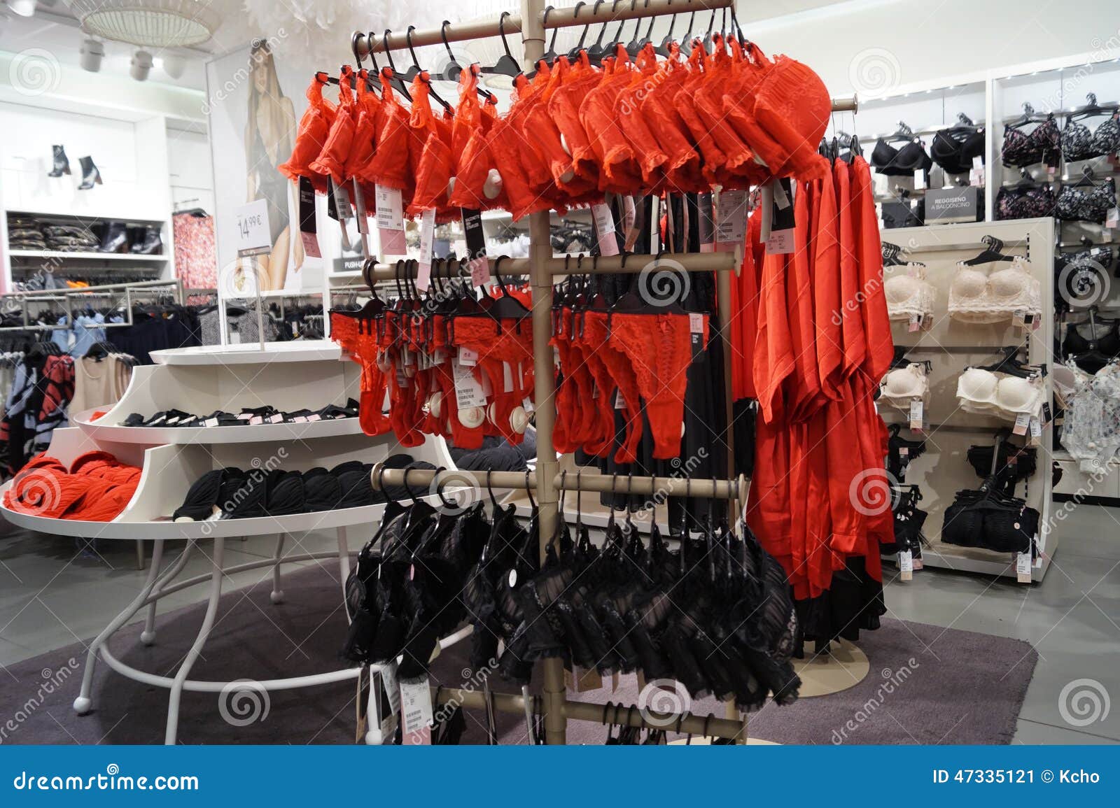 HM underwear shop editorial photo. Image of desire, style - 47335121