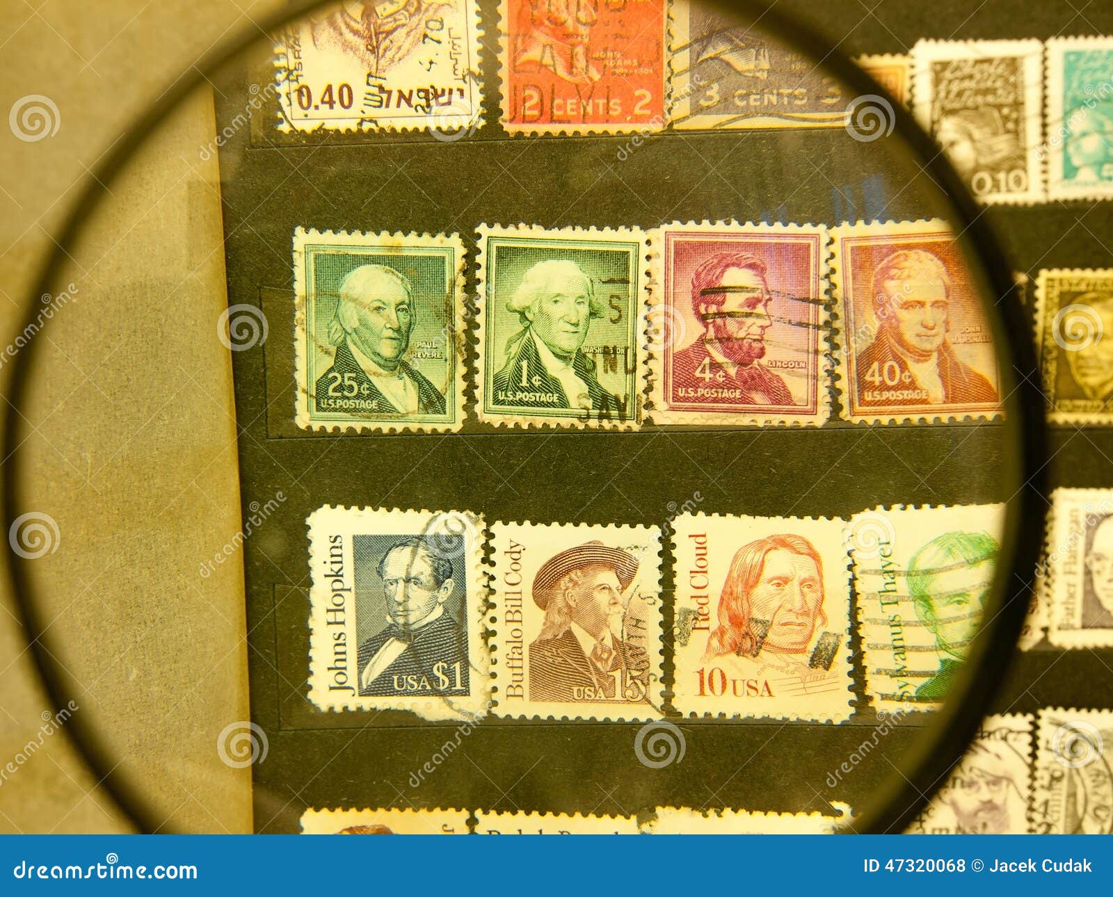 Hobby editorial stock photo. Image of album, glass, stamp 47320068