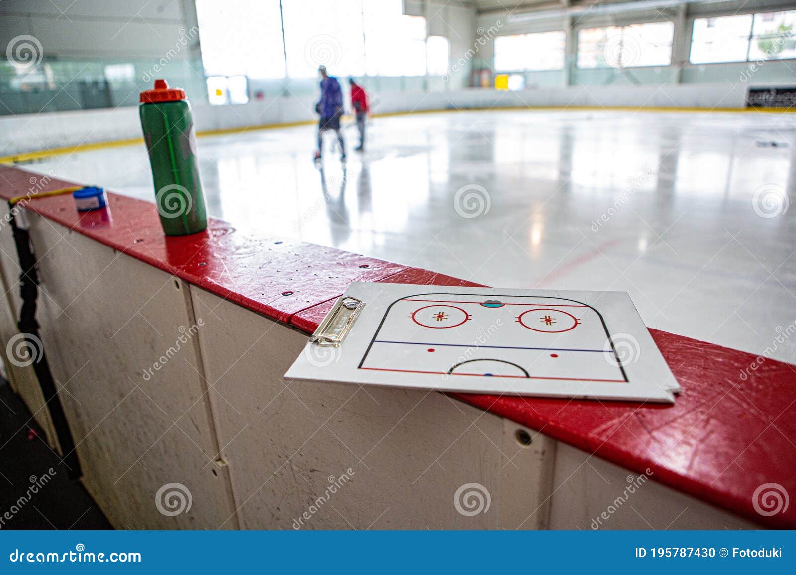 Hockey Board with Tactic Ice Rink Table Stock Photo Image of arena, match 195787430