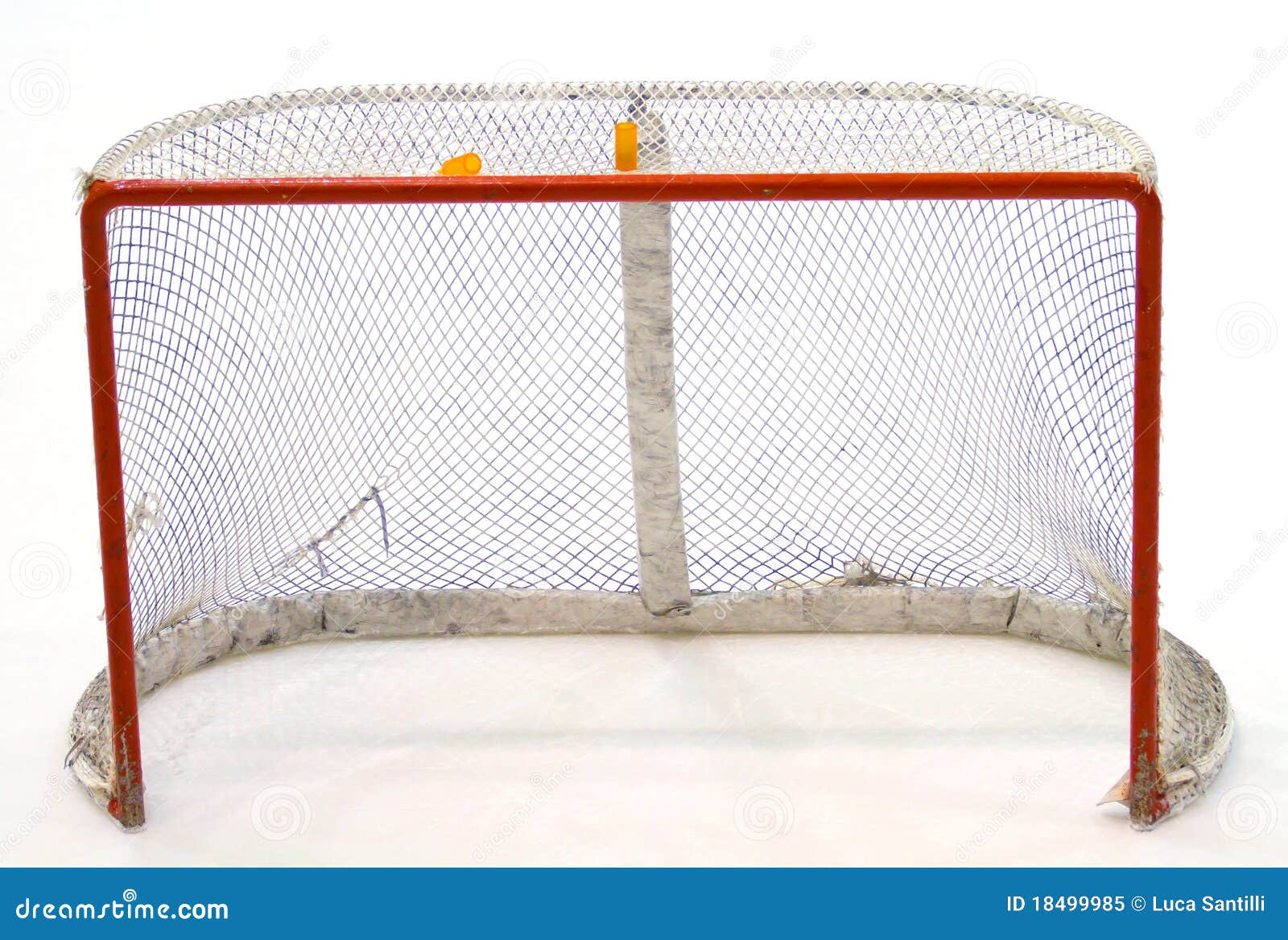 Hockey goal stock image. Image of goal, post, game, puck 18499985