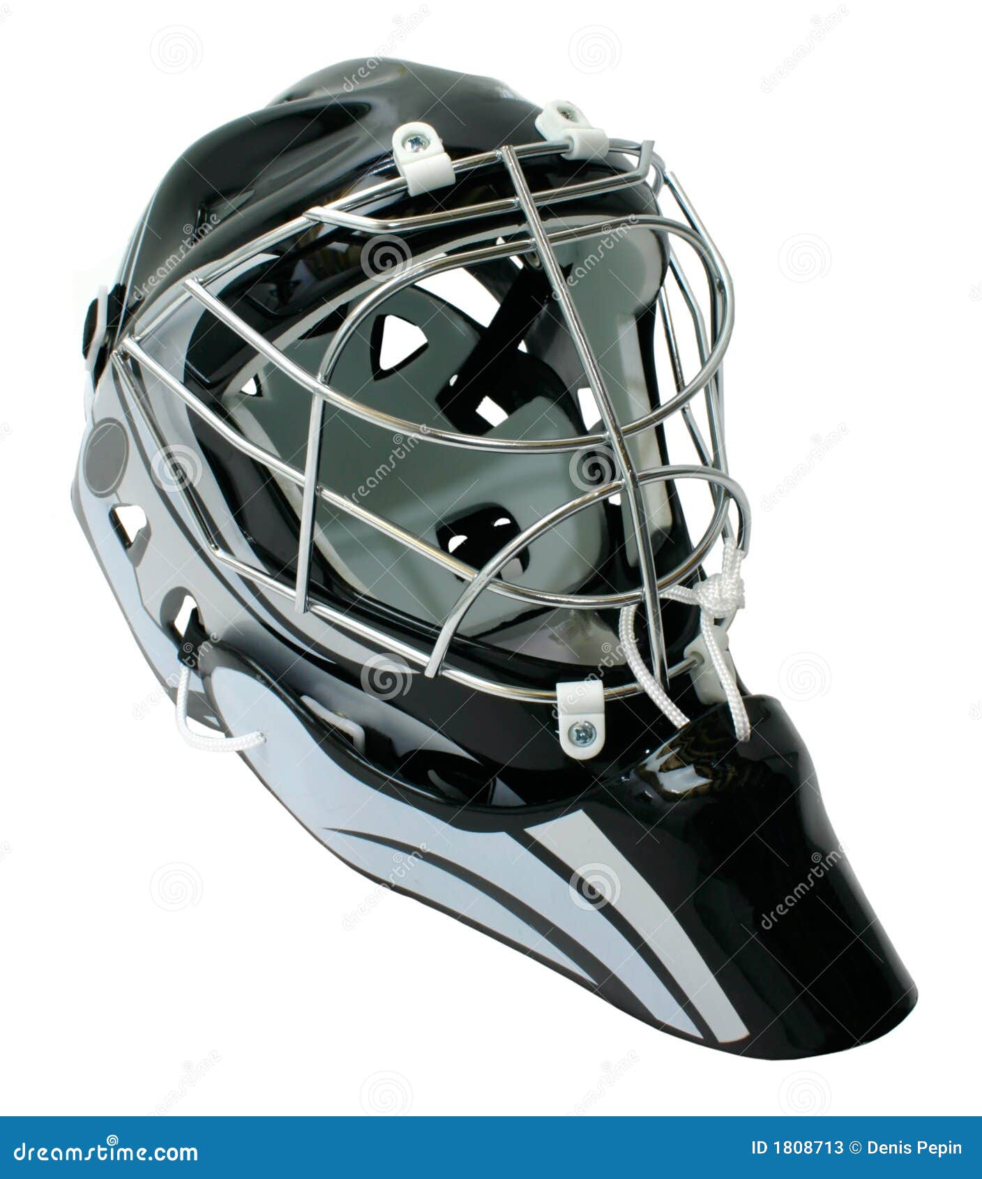 Hockey Goaltender Helmet stock image. Image of helmet 1808713