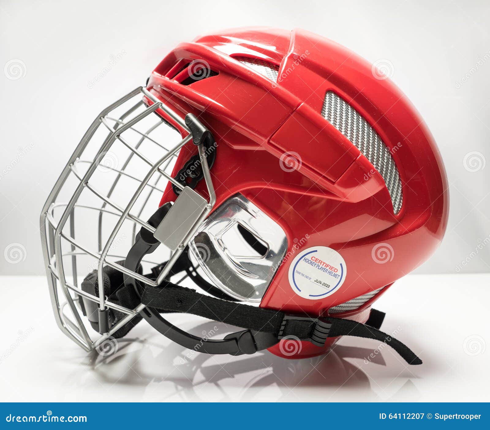 Hockey helmet stock image. Image of quipment, goalie 64112207