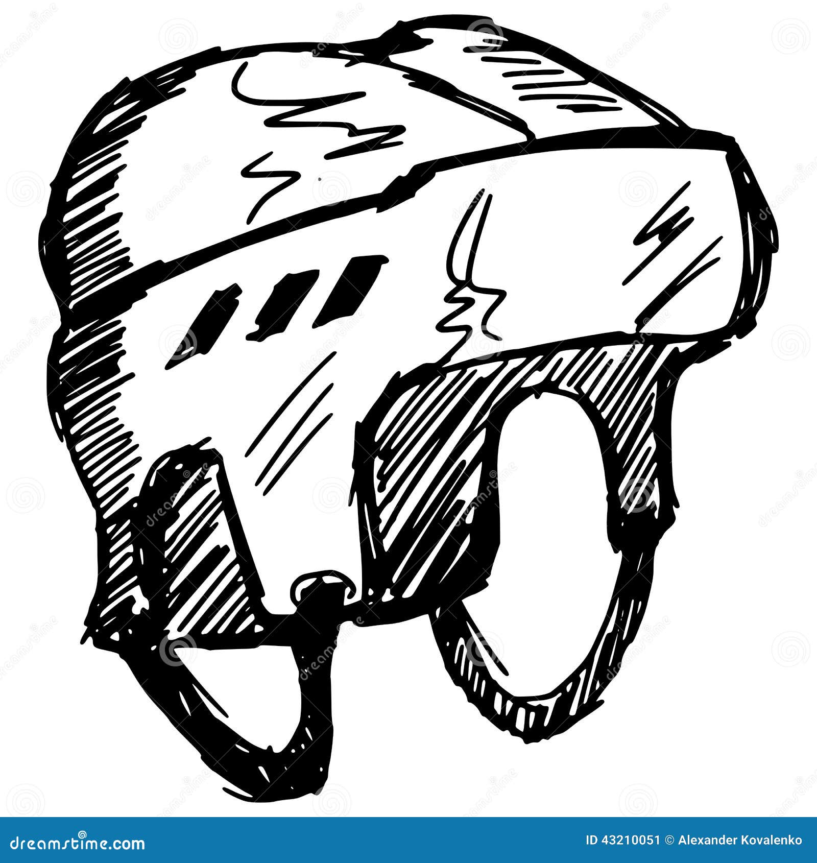 Hockey Helmet Stock Vector Illustration Of Professional 43210051