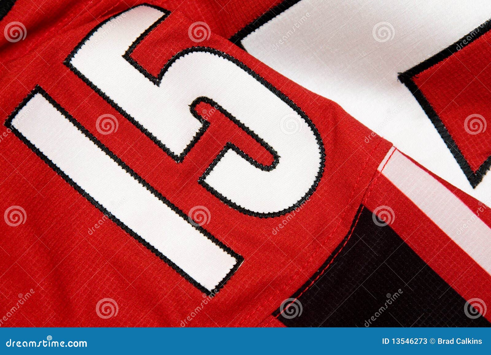 Hockey jersey stock image. Image of team, white, number 13546273
