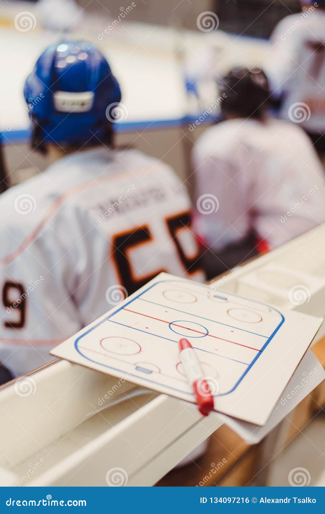 Hockey Players Sit on the Bench during the Match Stock Photo Image of plan, champion 134097216