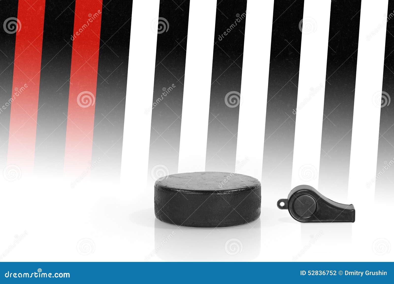 Hockey Puck and Referee Whistle Stock Photo Image of plastic, subject