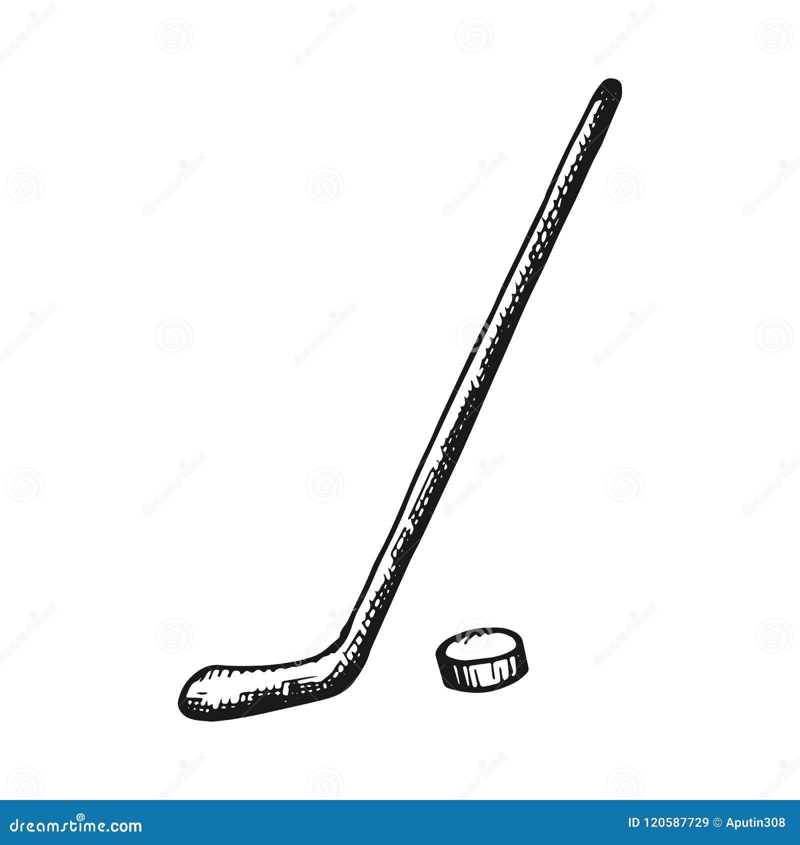 How To Draw a Hockey Stick and Hockey Puck  Rainbow Printables