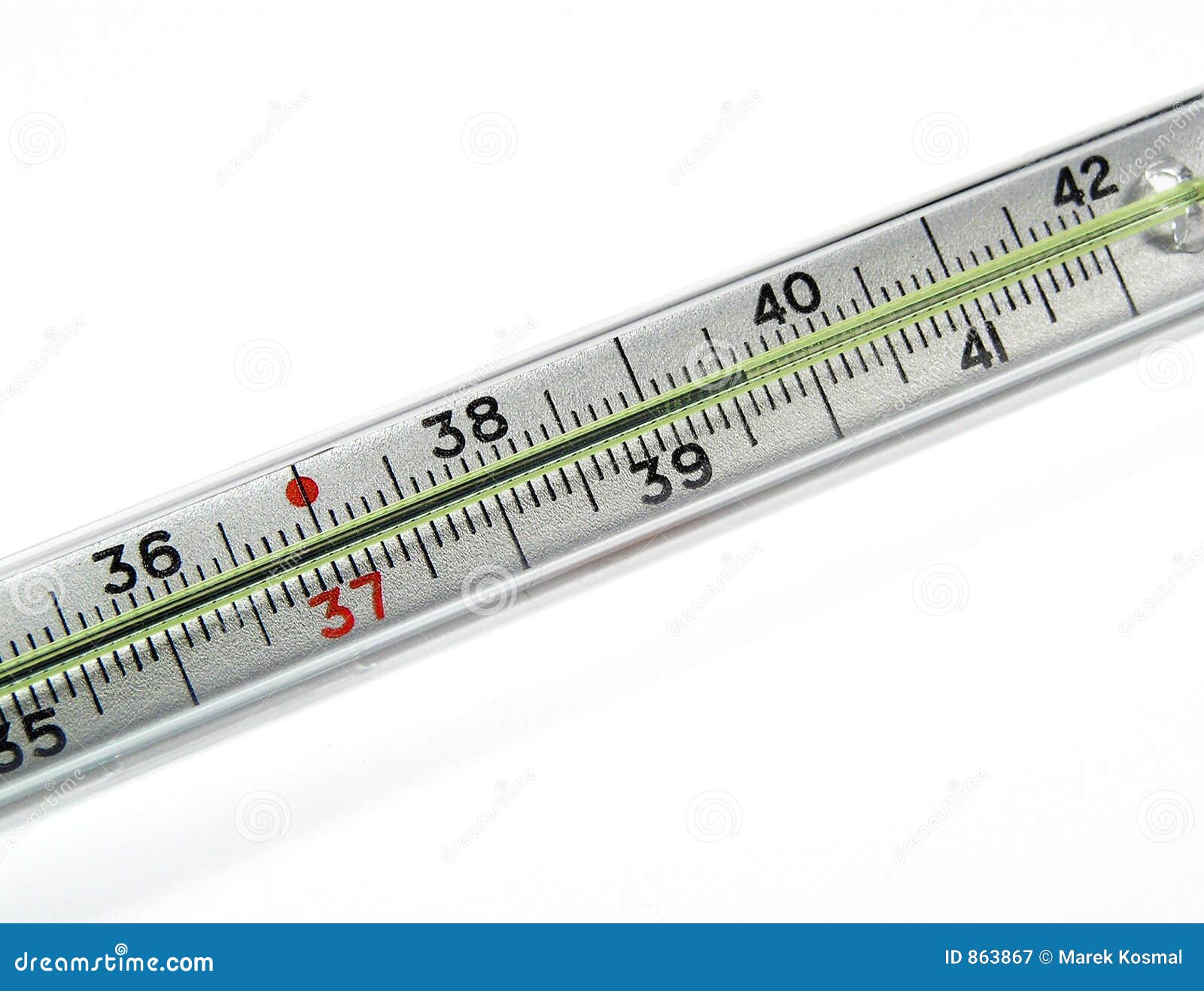 Hoge koorts stock afbeelding. Image of thermometer, ziekte ...