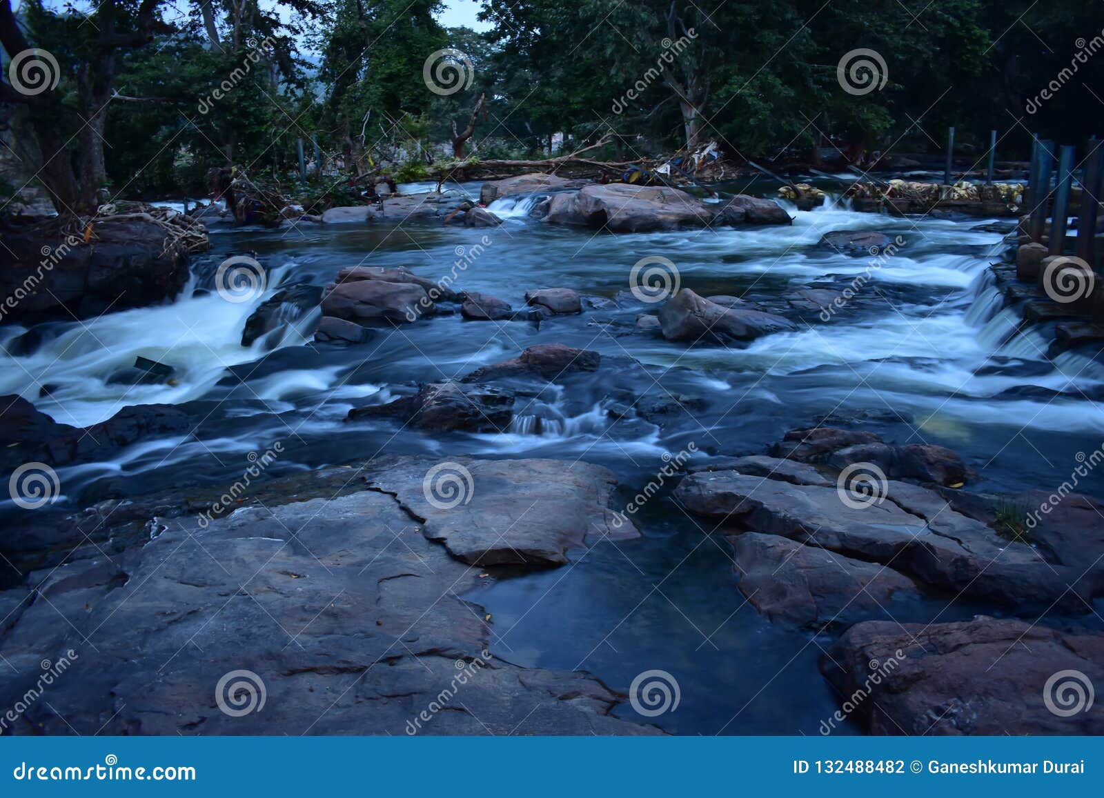 Hogenakkal Falls in Tamil Nadu Stock Photo - Image of india, south:  132488482