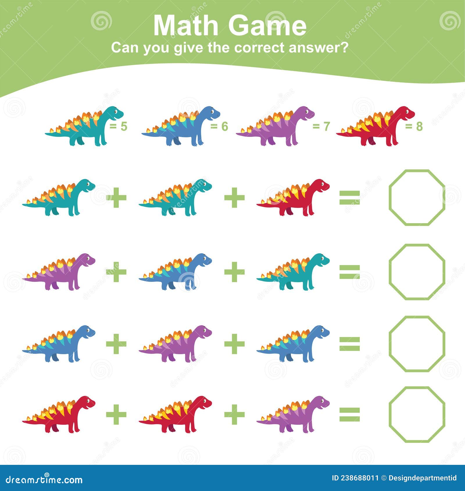 Hoja De Trabajo De Juego De Matemáticas De Temas De Dinosaurios Para Preescolar Ilustración del Vector - Ilustración de juego, dinosaurios: 238688011 Hoja De Trabajo De Juego De Matemáticas De Temas De Dinosaurios Para Preescolar Ilustración del Vector - Ilustración de juego, dinosaurios: 238688011