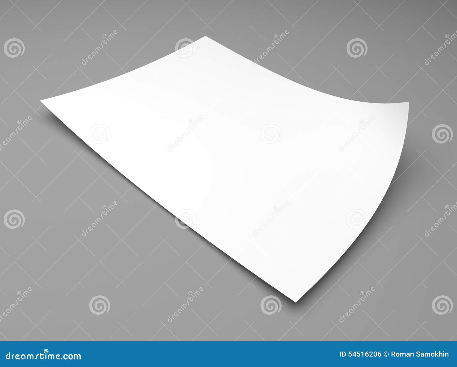 Hoja En Blanco Del Libro Blanco Stock de ilustración Ilustración de gris, blanco 54516206