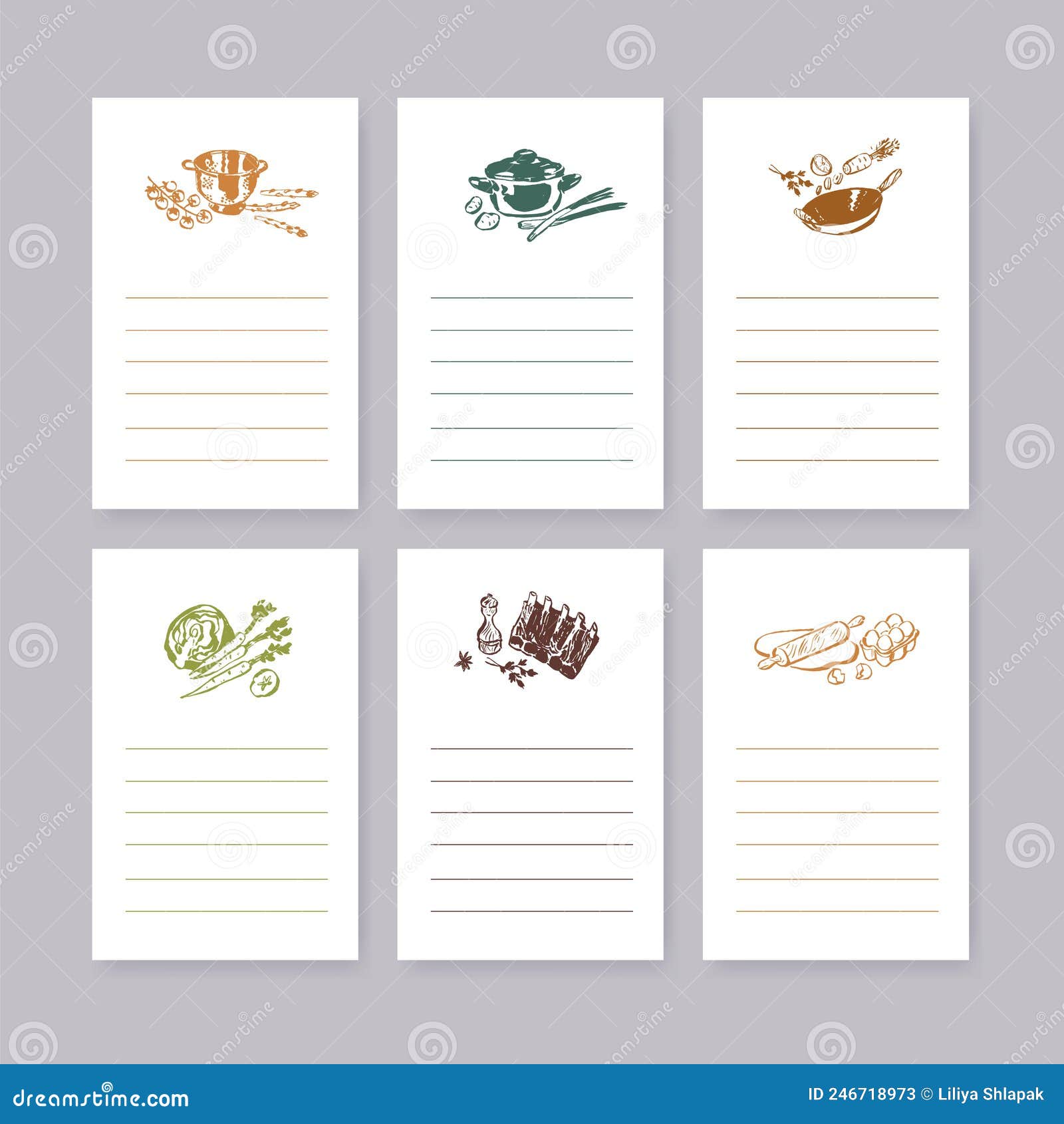 Hojas De Recetas Decoradas Con Utensilios De Cocina Y Dibujos De Vegetales Ilustración del Vector - Ilustración de retro, casa: 246718973 Hojas De Recetas Decoradas Con Utensilios De Cocina Y Dibujos De Vegetales Ilustración del Vector - Ilustración de retro, casa: 246718973