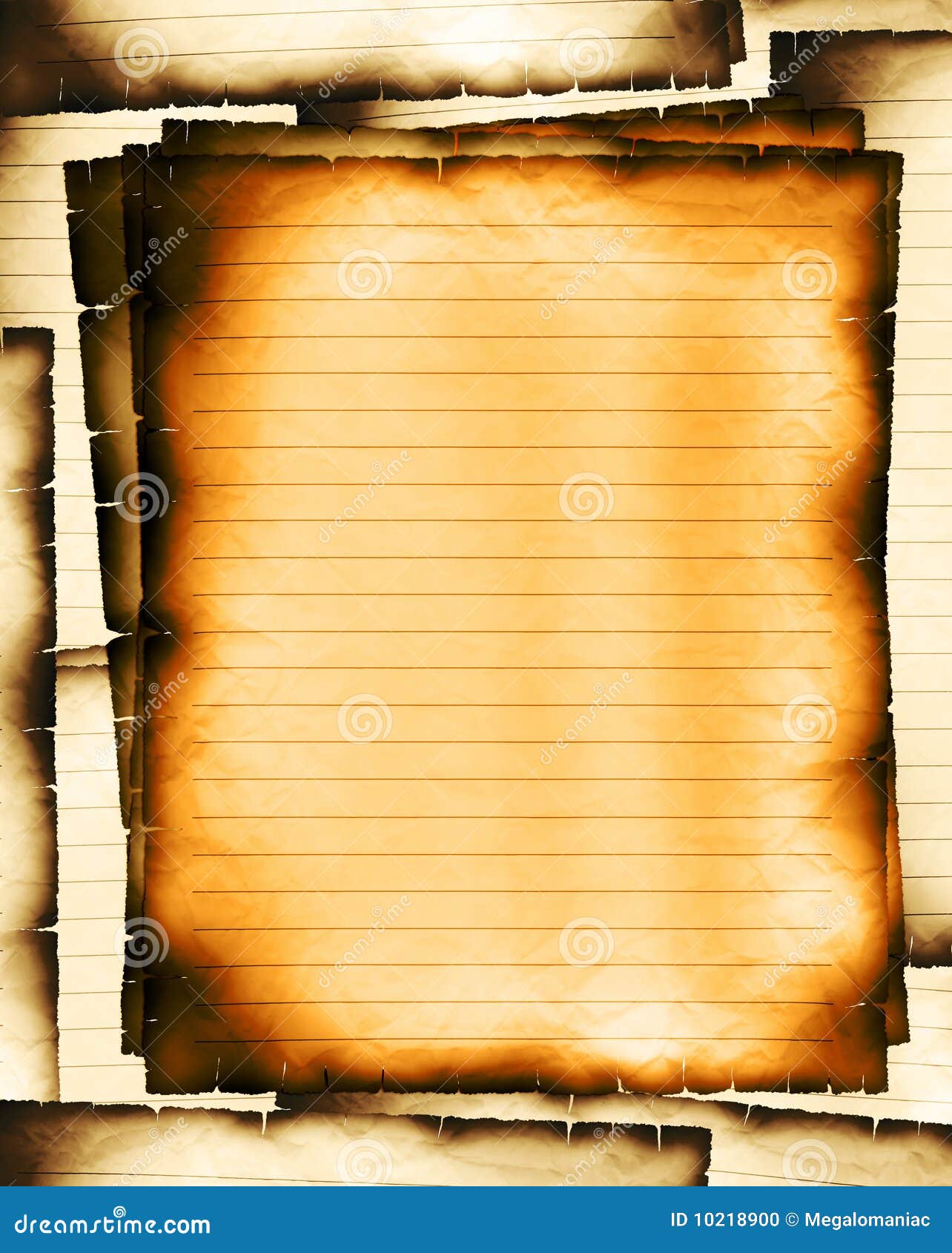 Hojas Quemadas Gobernadas Foto de archivo Imagen 10218900