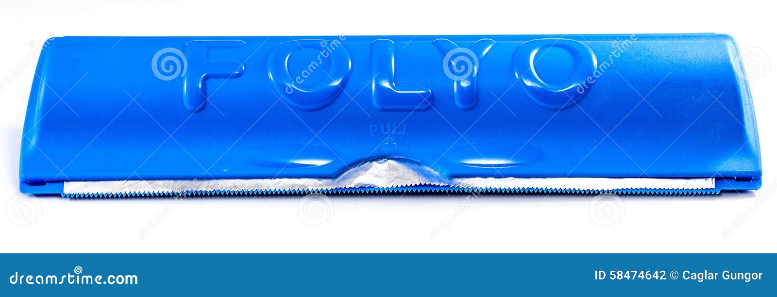 Holder for Aluminium Foil stock photo. Image of pack 58474642