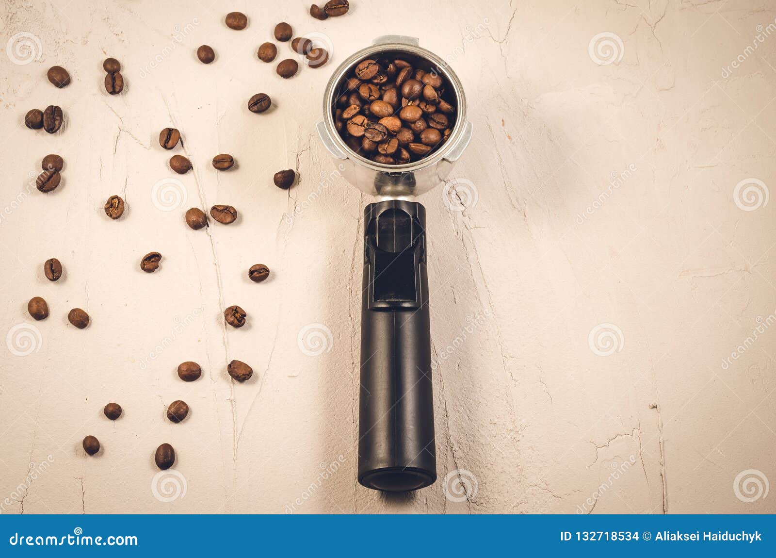 Holder for the Coffee Maker and Beans/holder for Coffee Maker an Stock Photo Image of concrete