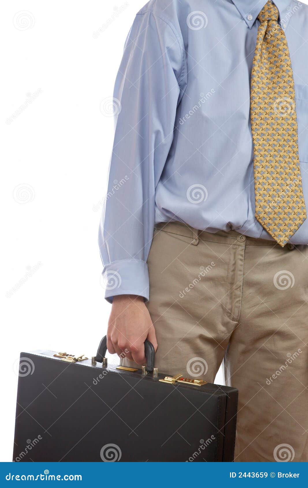 Holding a Business Briefcase Stock Image Image of service