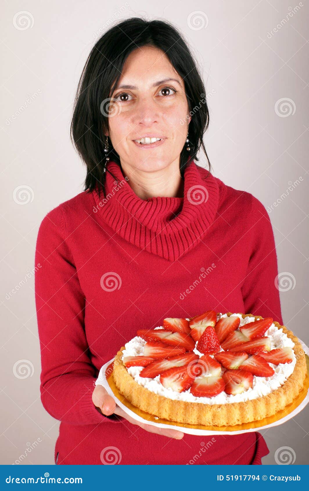 Holding a cake stock photo. Image of crazy, kitchen, beautiful 51917794