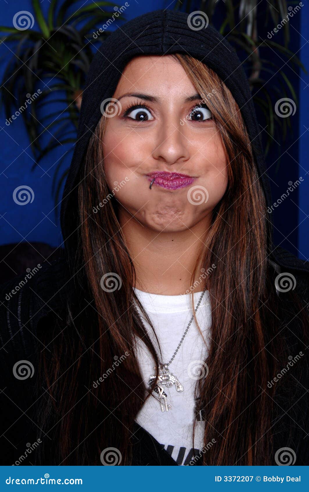 Holding Her Breath Royalty Free Stock Photography Image 3372207