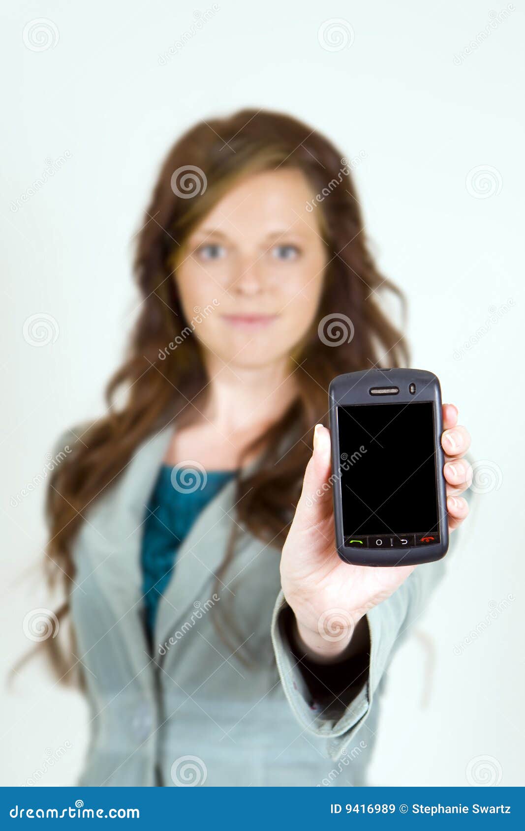 Holding Phone stock image. Image of copy, hand, focus 9416989