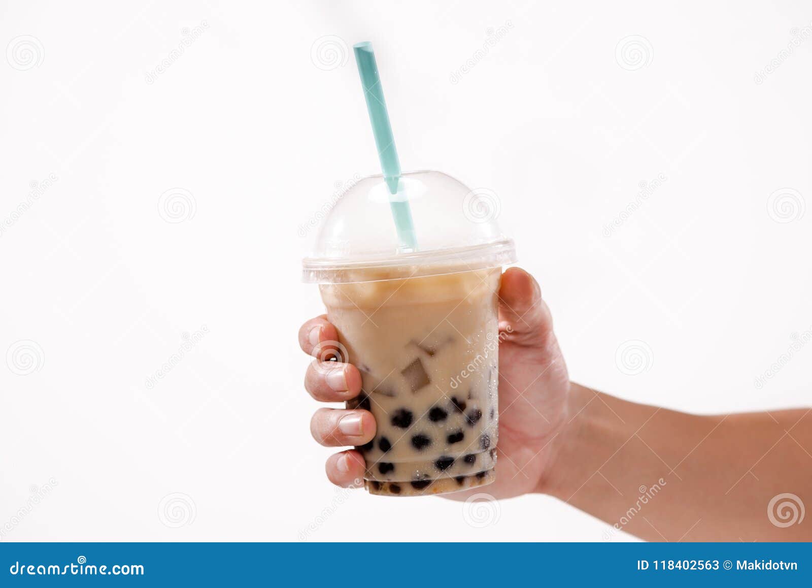 Ice Coffee In Plastic Cup Isolated On White Background Stock Photo, Picture  and Royalty Free Image. Image 14120724.