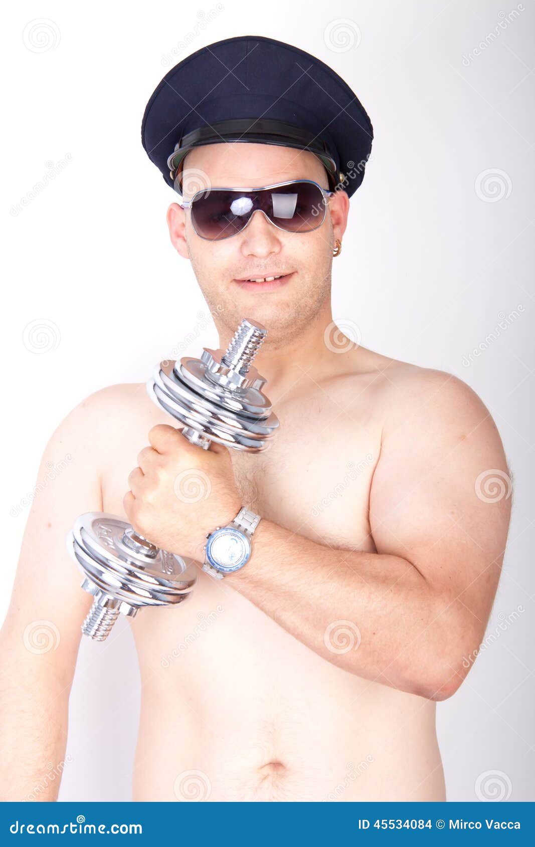 Holding weights stock photo. Image of weights, strong 45534084