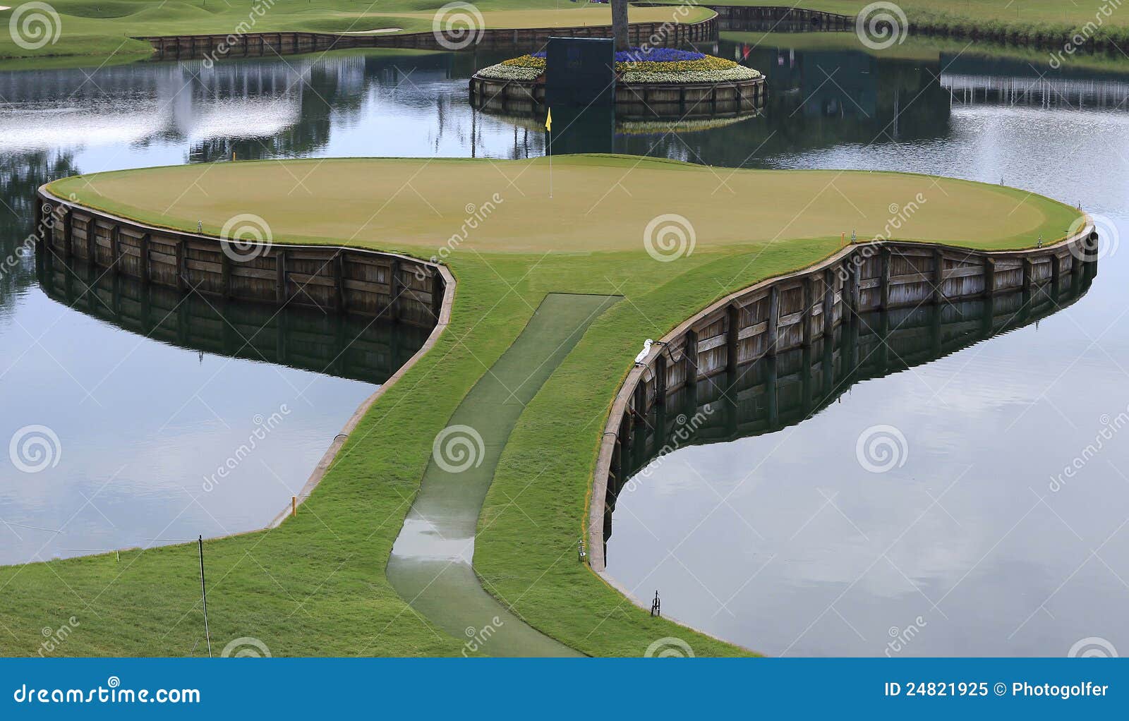 Hole 17, TPC Sawgrass Golf, Ponte Vedra, FL Stock Image Image of shot, target 24821925