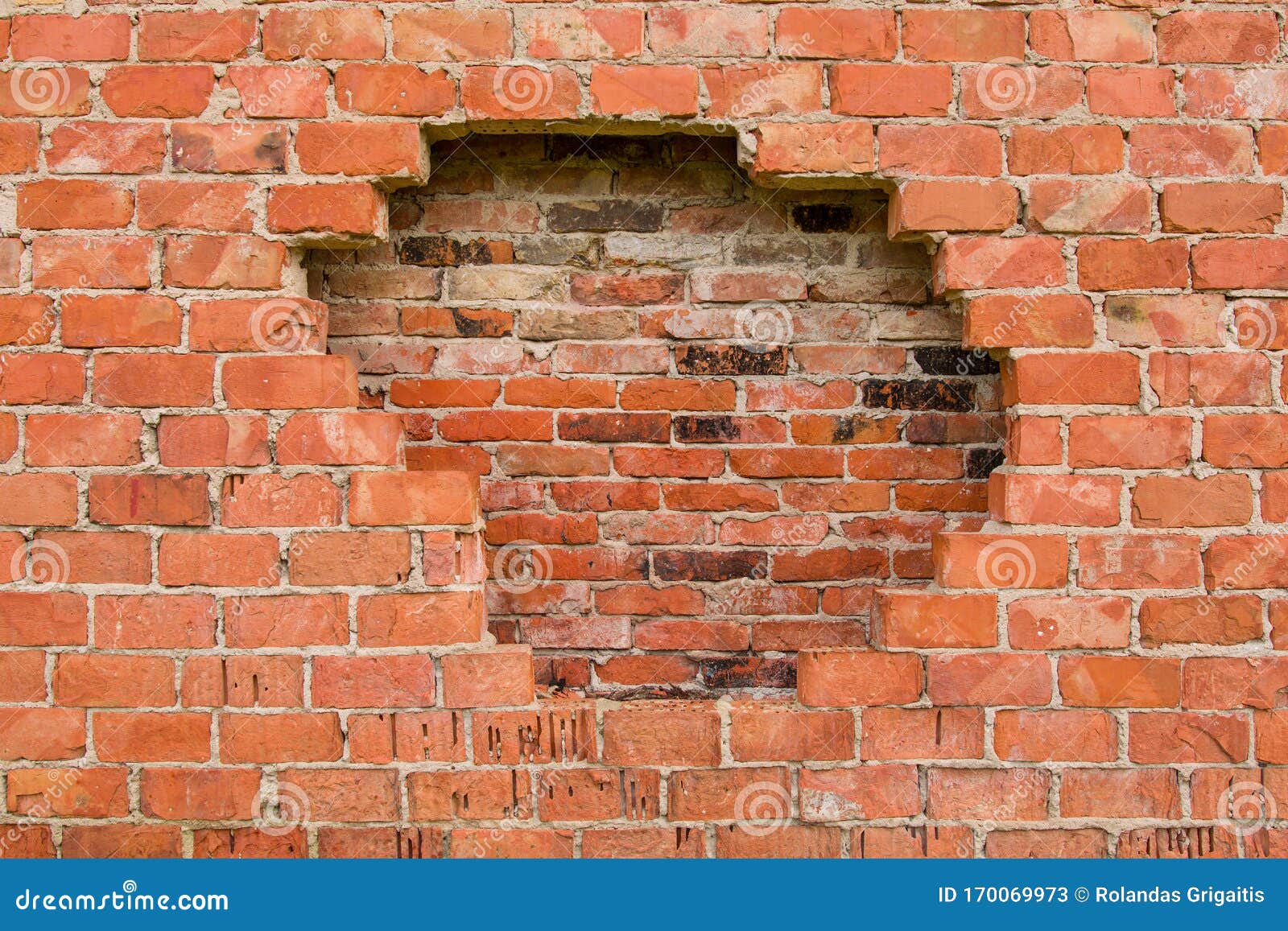 hole in brick wall