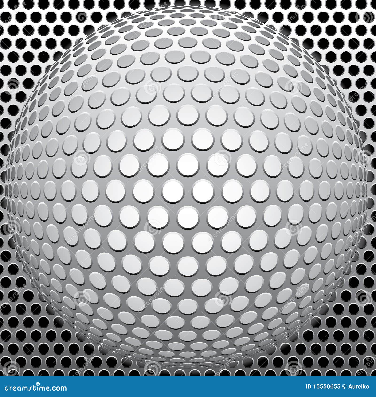 Holes ball stock vector. Illustration of ball, building 15550655