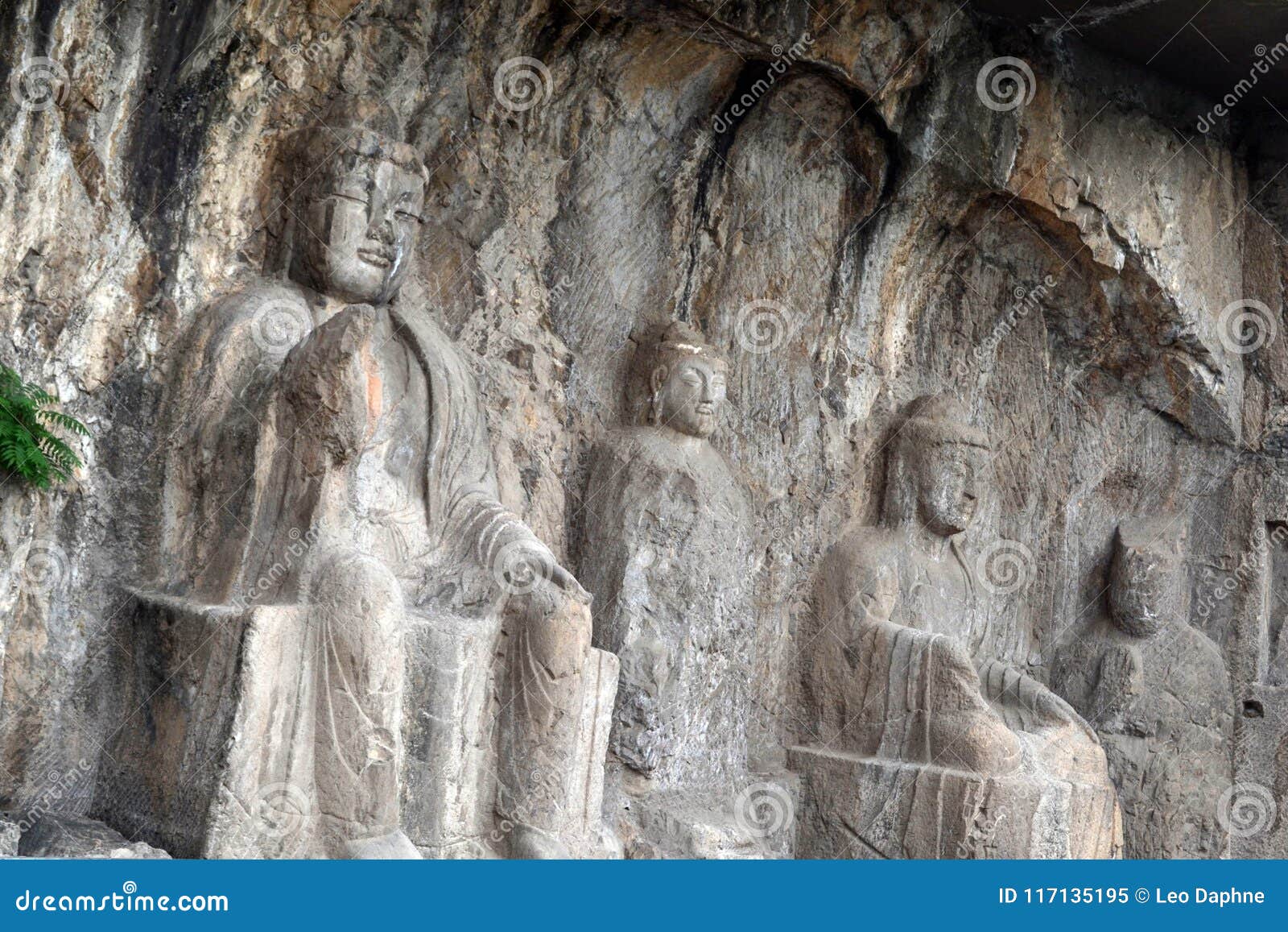 The Holes with Buddha Statue Inside -which is More Than Thousa Stock ...