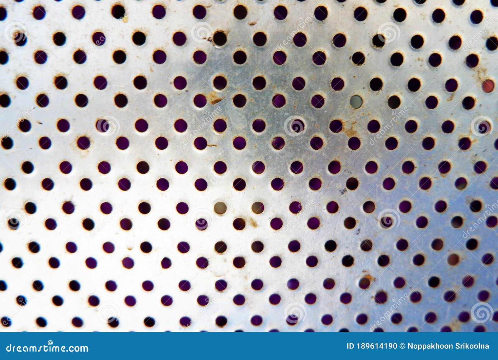 Holes Zinc Steel Sheet Texture Stock Photo Image of hole, detail