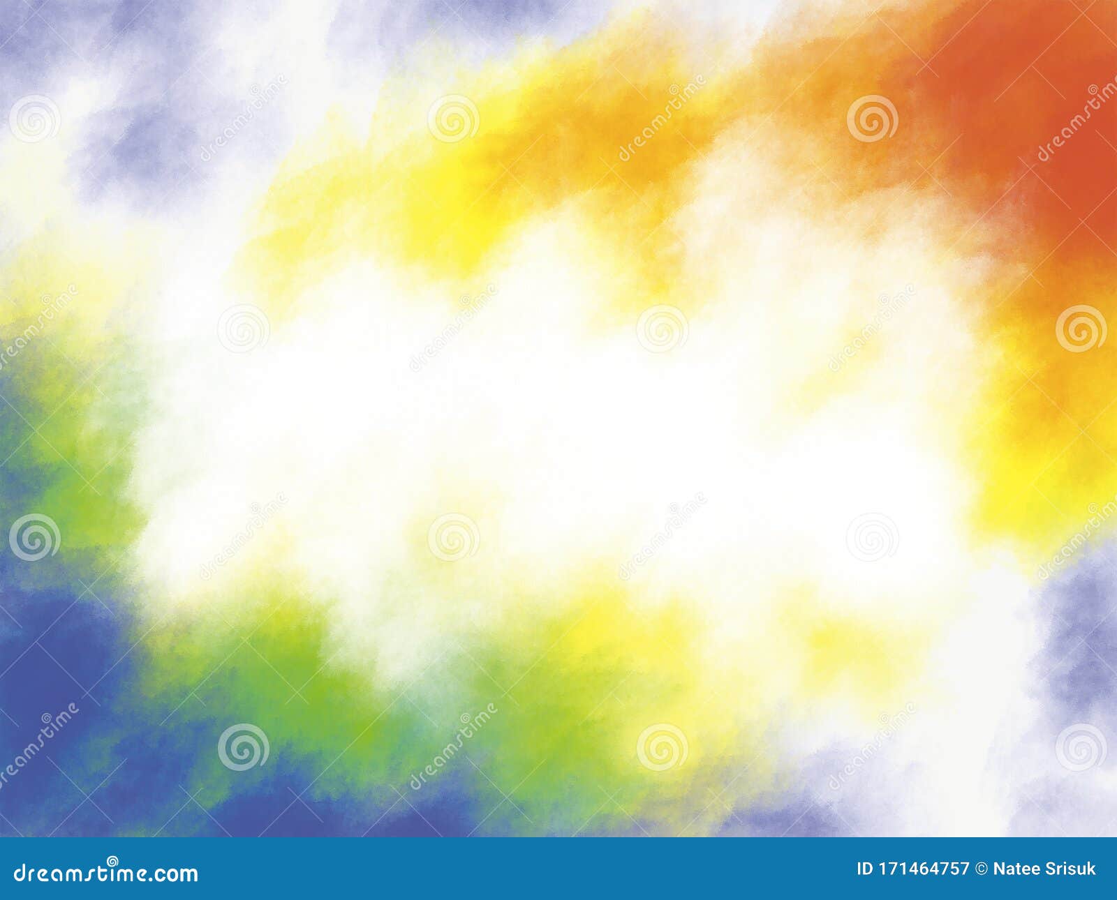 Holi Festival Background Design of Colorful Brush Strokes with Copy Space  Stock Illustration - Illustration of design, powder: 171464757