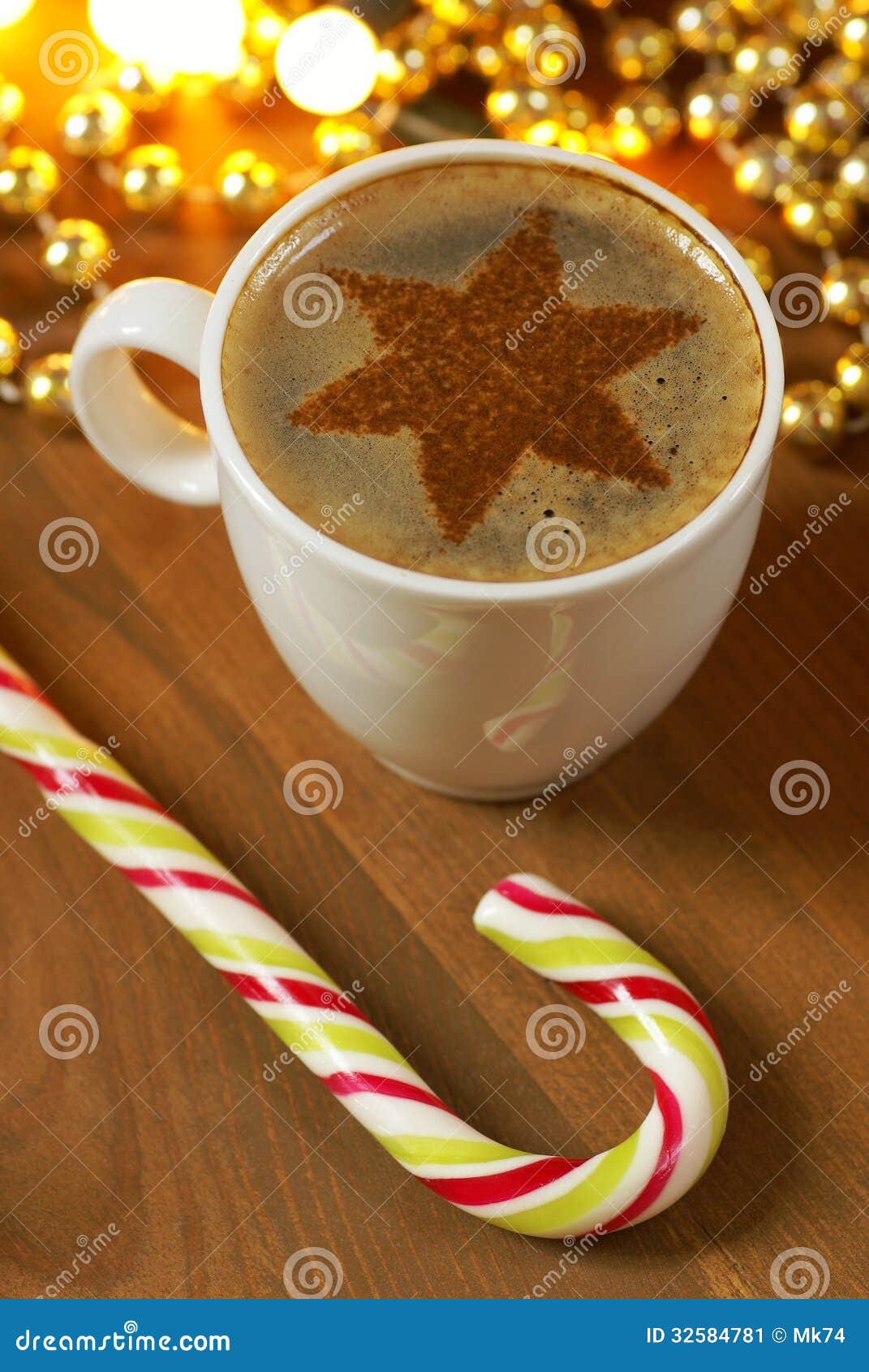 Holiday coffee stock image. Image of sweet, candy, detail - 32584781