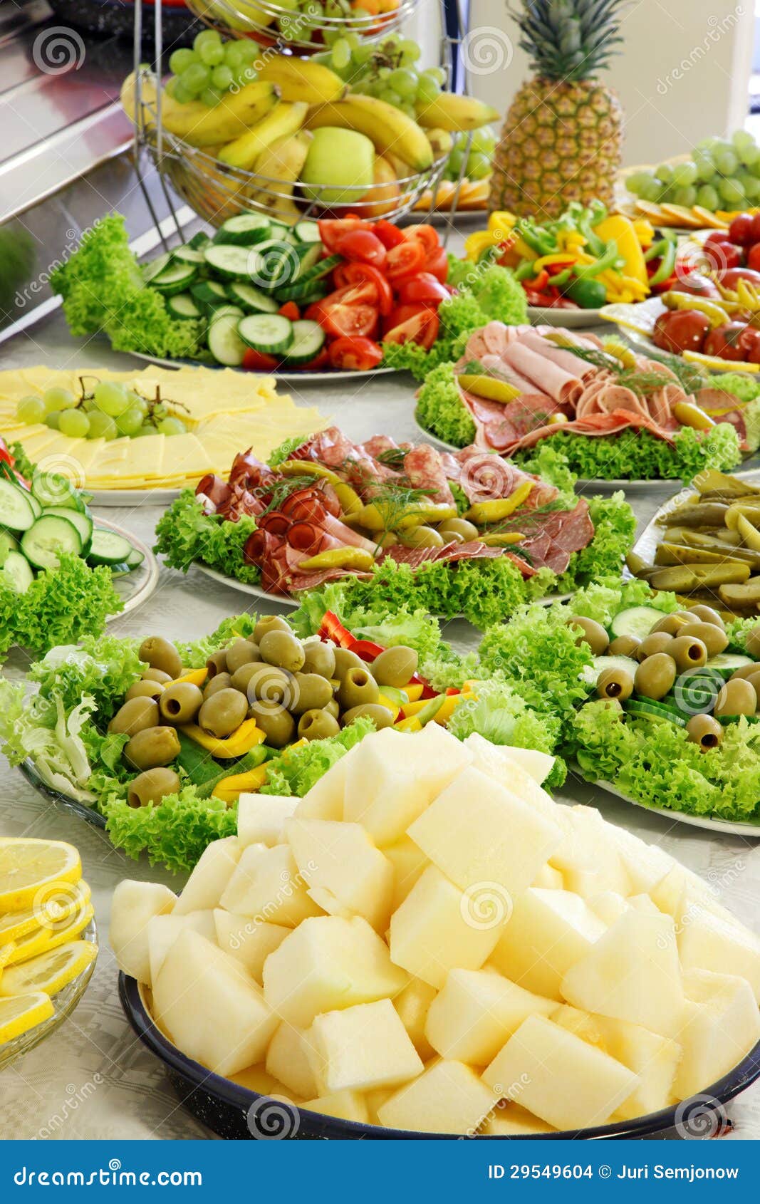 Holiday Cold Buffet. Stock Images - Image: 29549604