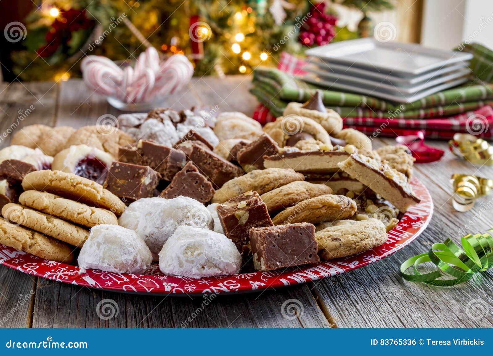 Holiday Cookie Tray is an assortment of several cookies