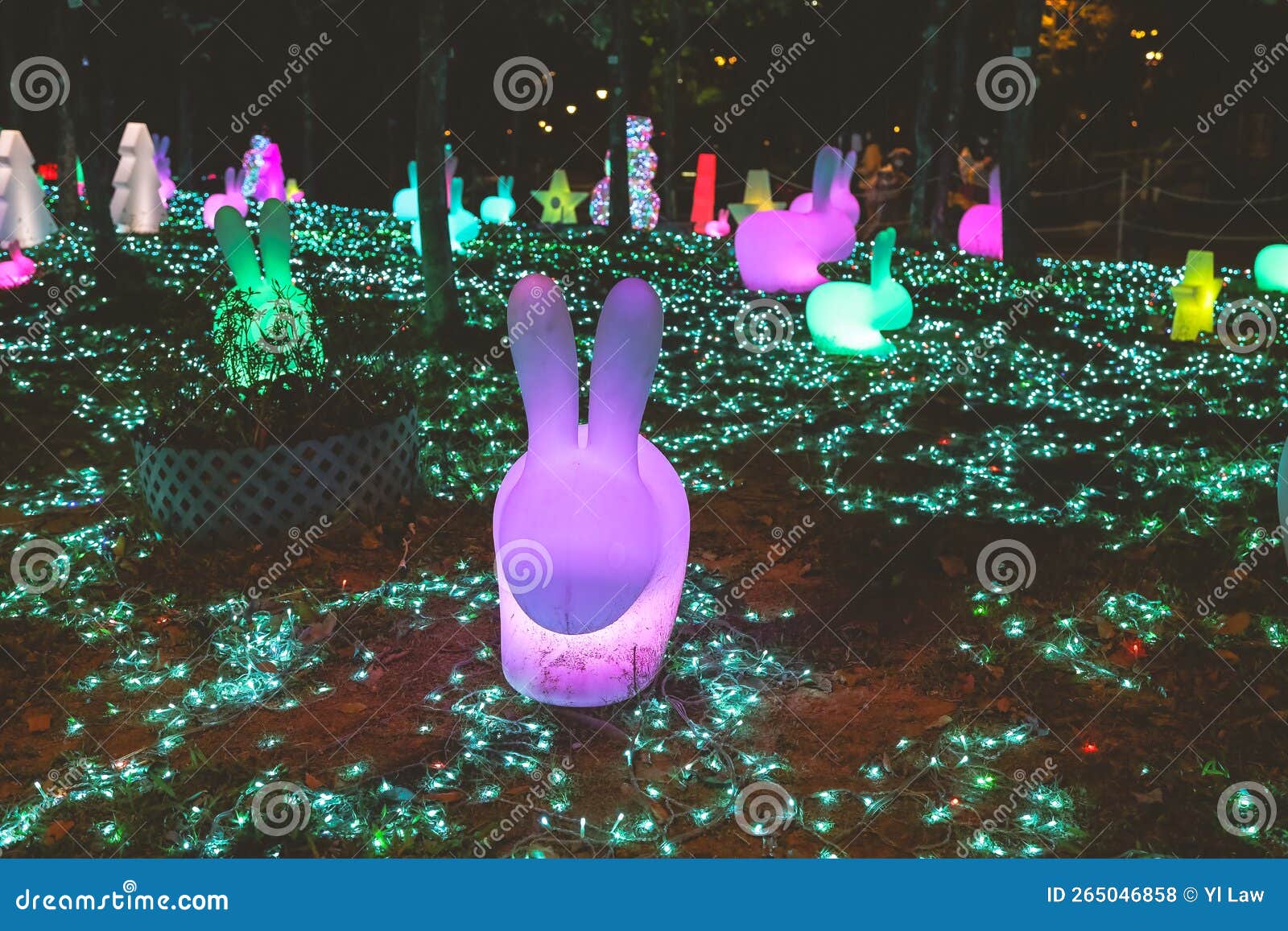 Holiday Decorations, at on Shan Park, Hk 23 Dec 2022 Stock Photo