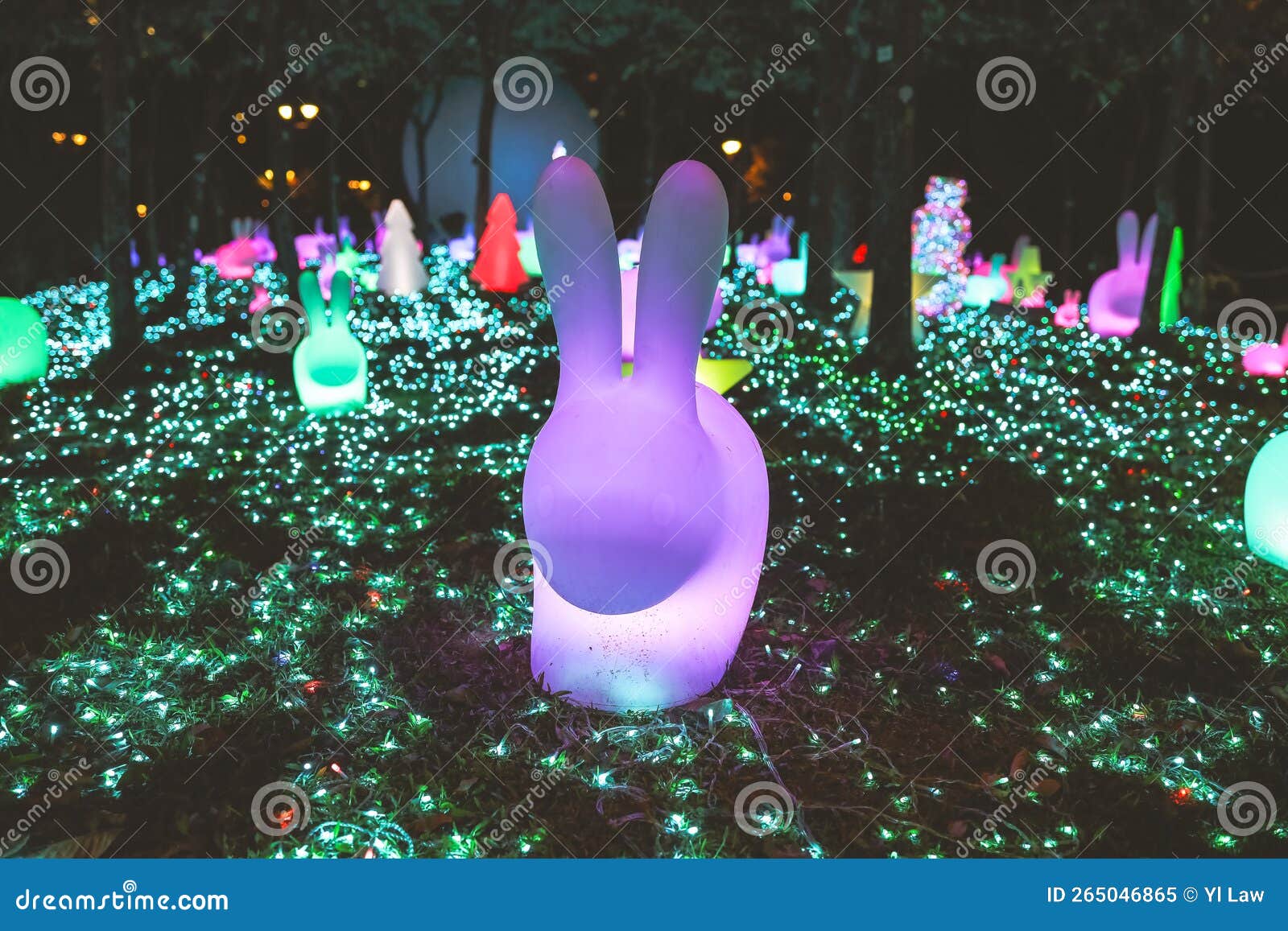 Holiday Decorations, at on Shan Park, Hk 23 Dec 2022 Editorial Image