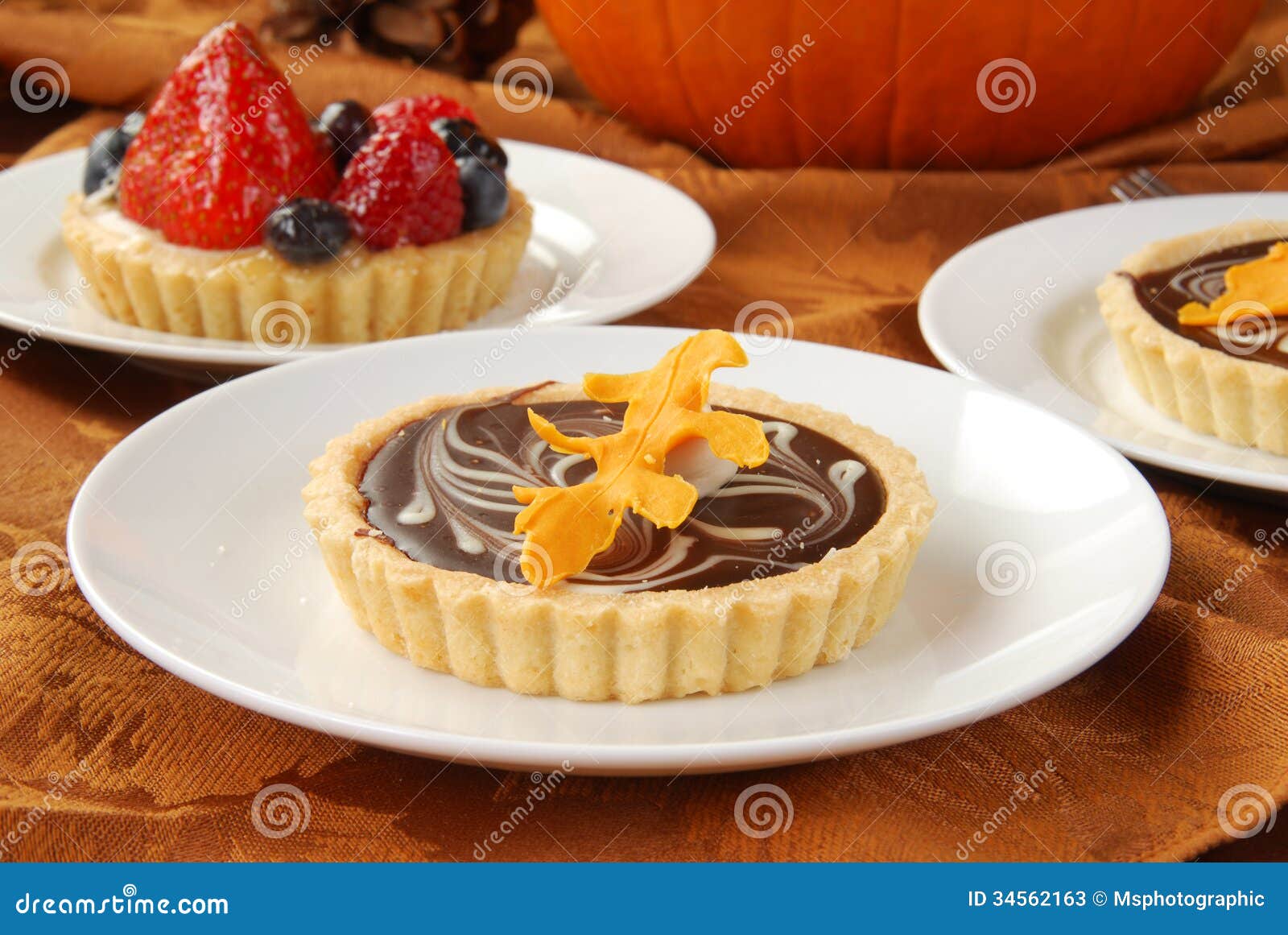 Holiday dessert tarts stock image. Image of brown, fruit 34562163