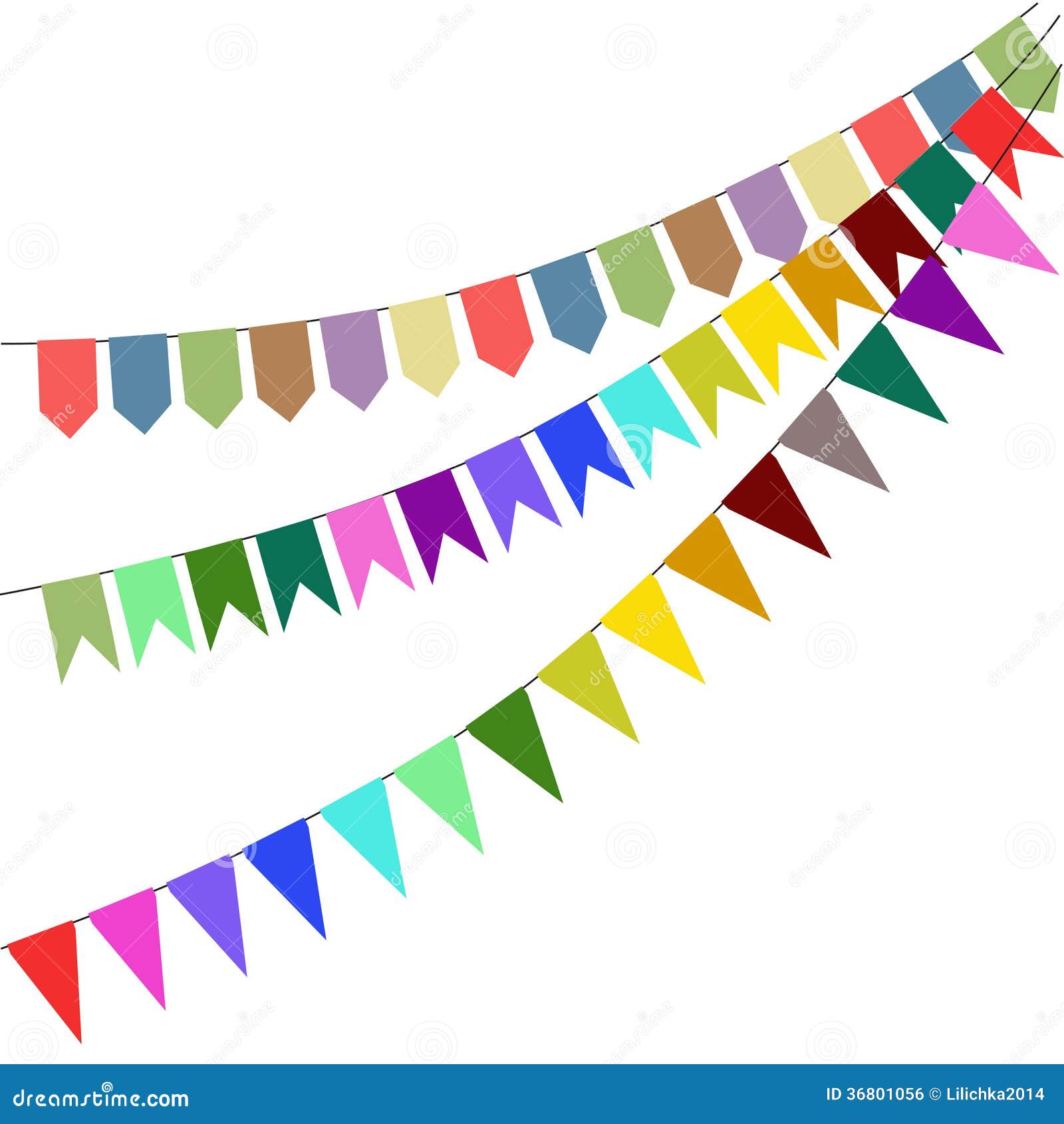 Holiday Flags stock illustration. Illustration of outside 36801056