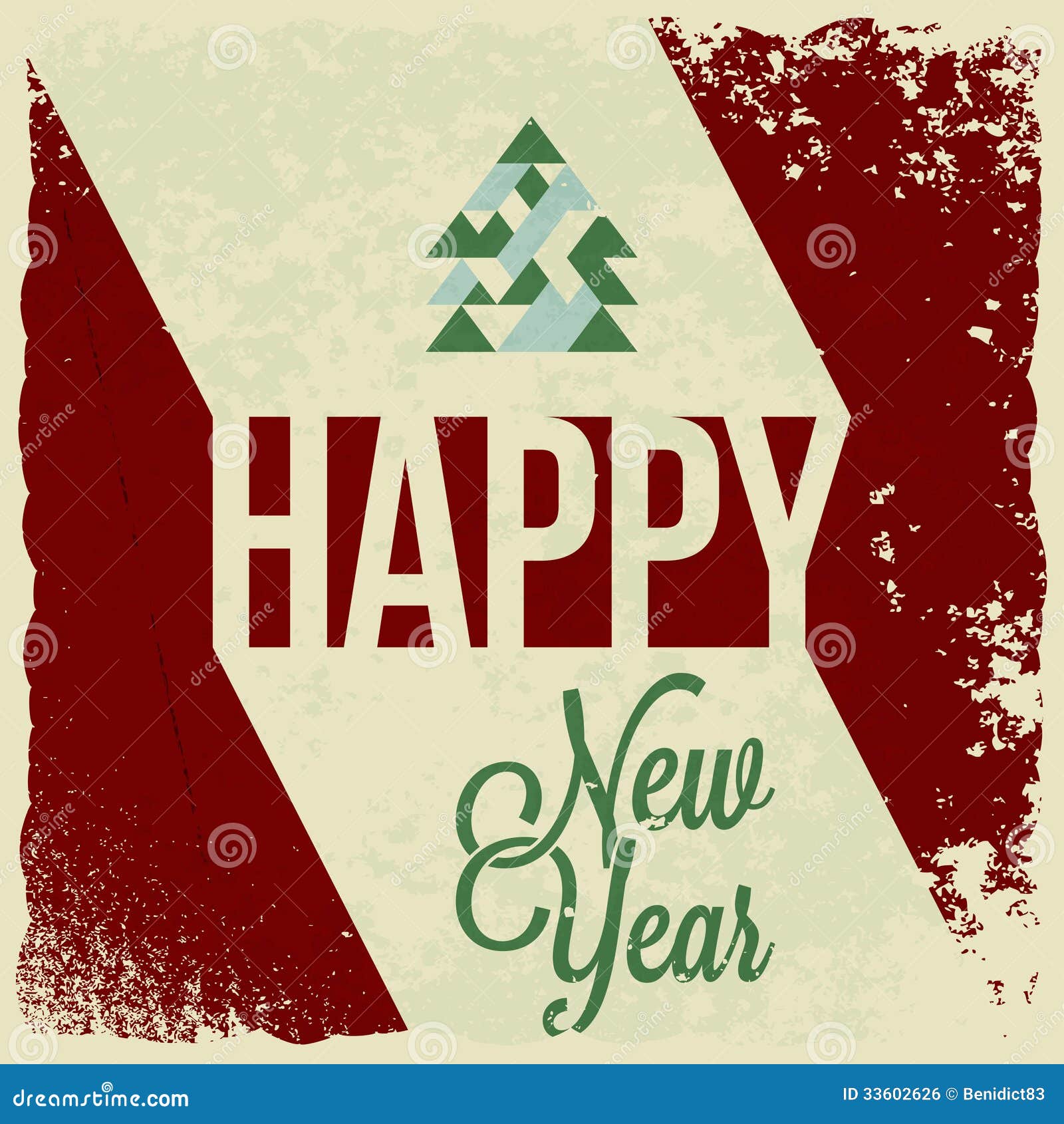 Holiday - Frame Happy Merry Christmas New Year Stock 