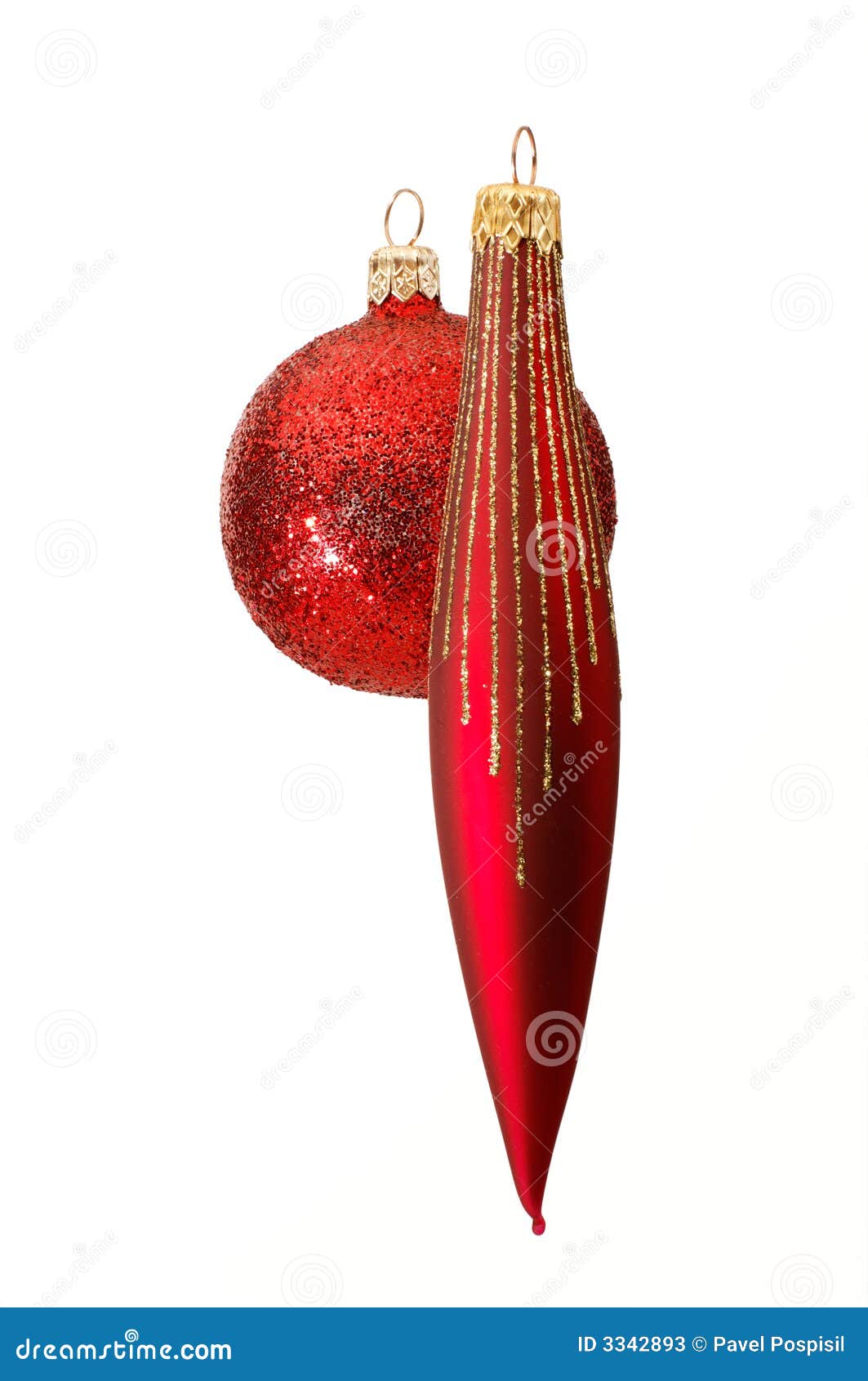 Holiday Ornaments stock image. Image of decorative, pair - 3342893