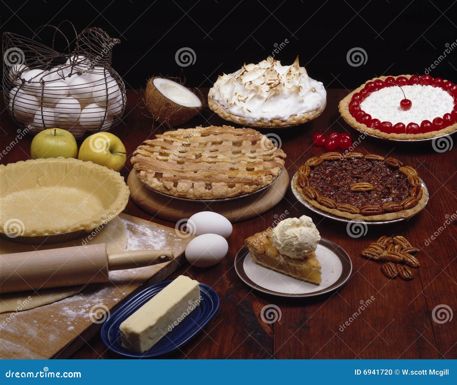 Holiday Pies stock photo. Image of thanksgiving, food - 6941720