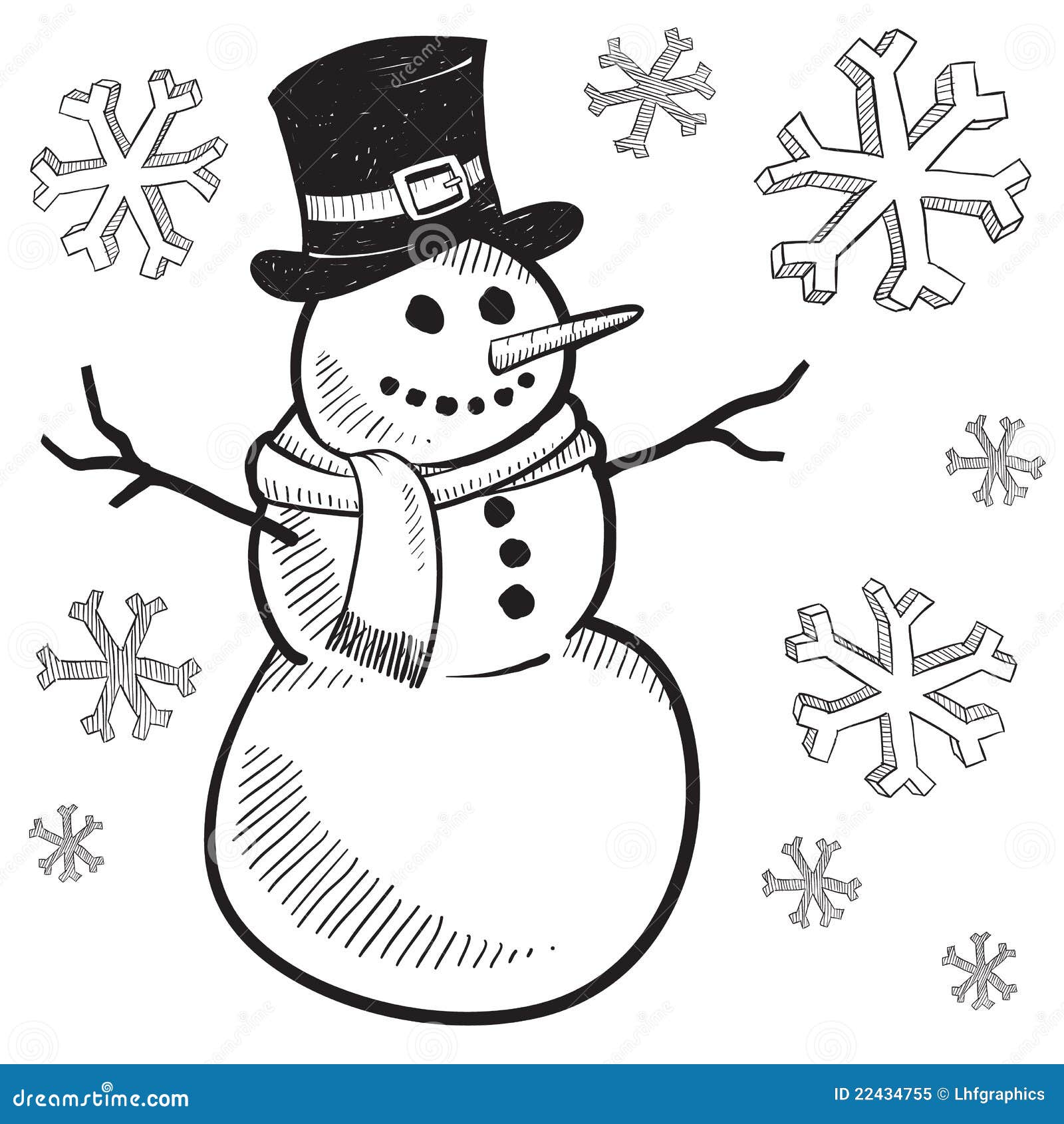 How to Draw a Snowman Easy 🎄Cute Christmas Art - YouTube