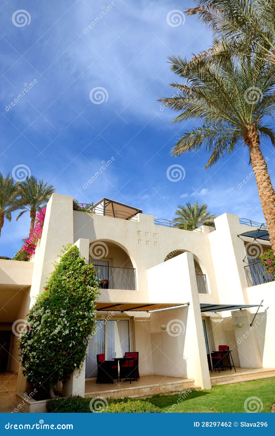 The holiday villas at luxury hotel, Sharm el Sheikh, Egypt