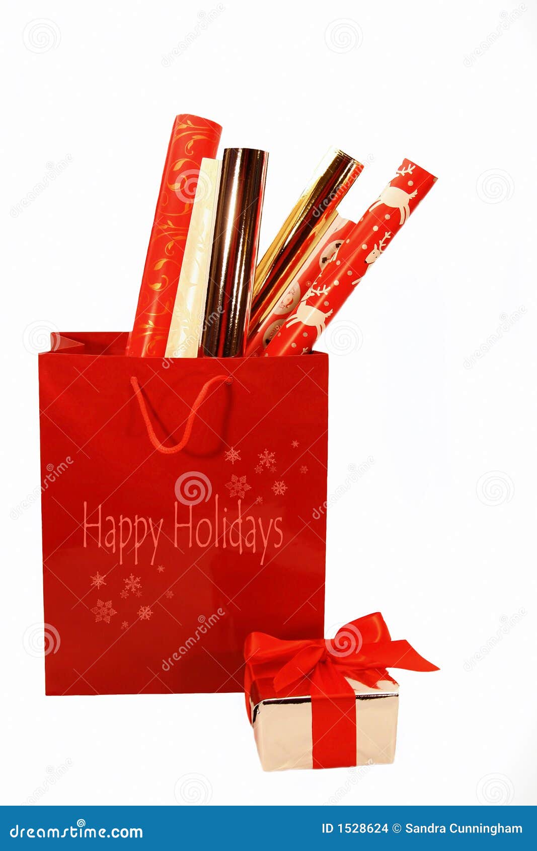 Holiday wrappings stock photo. Image of bags, spend, consumer 1528624