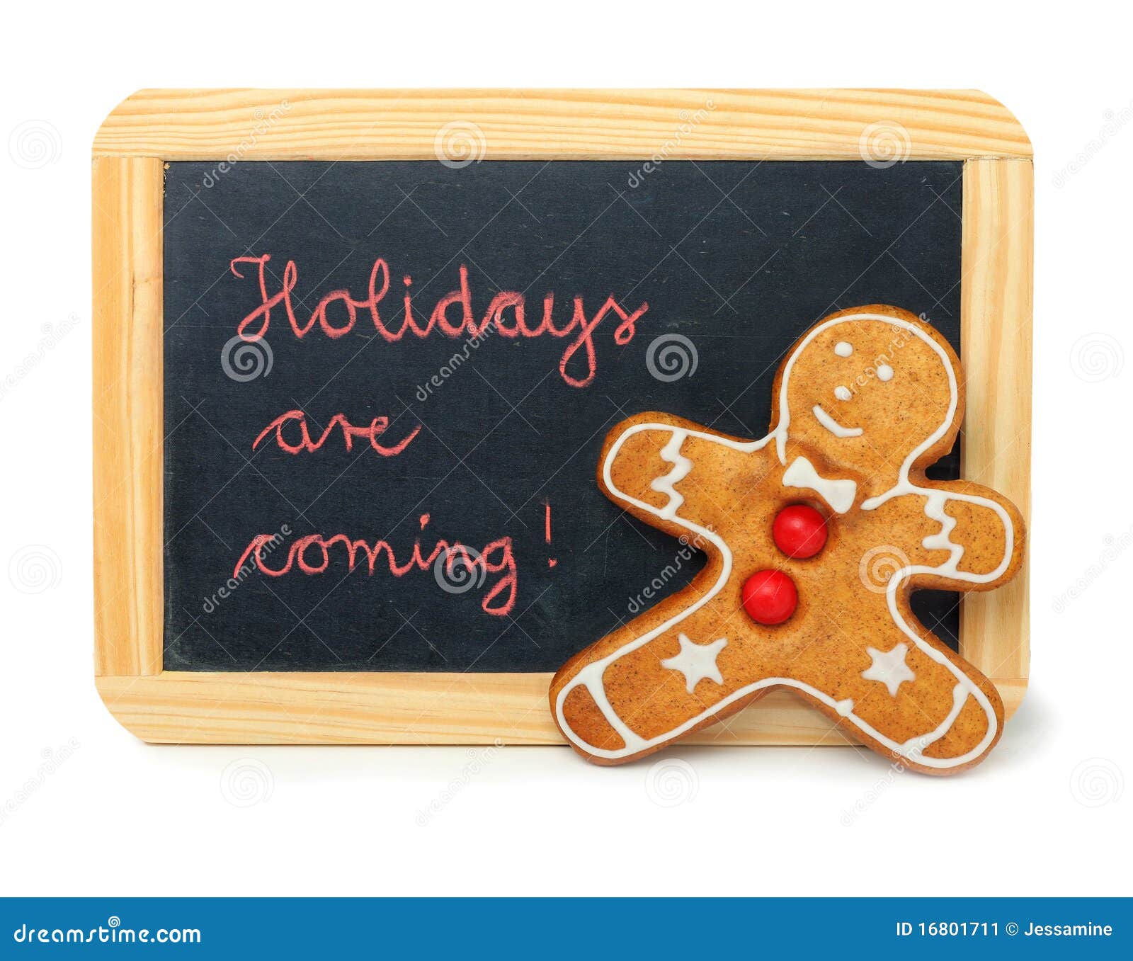 Holidays are coming stock image. Image of chalkboard 16801711