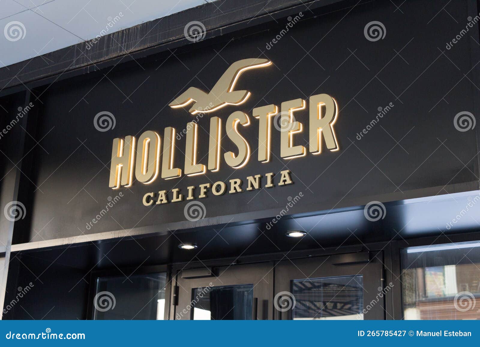 Hollister Logo on Hollister Store Editorial Photography Image of
