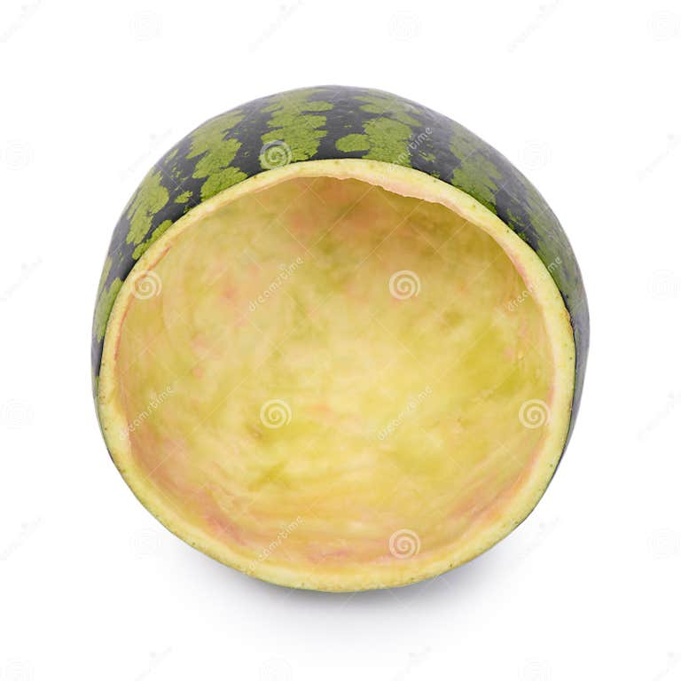 Hollow Watermelon with Empty Peel Stock Image Image of cored, diet