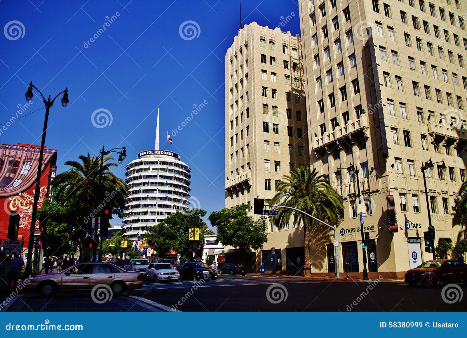 America Los Angeles,HOLLYWOOD LANDMARK Editorial Stock Image Image of symbol, domestic 58380999
