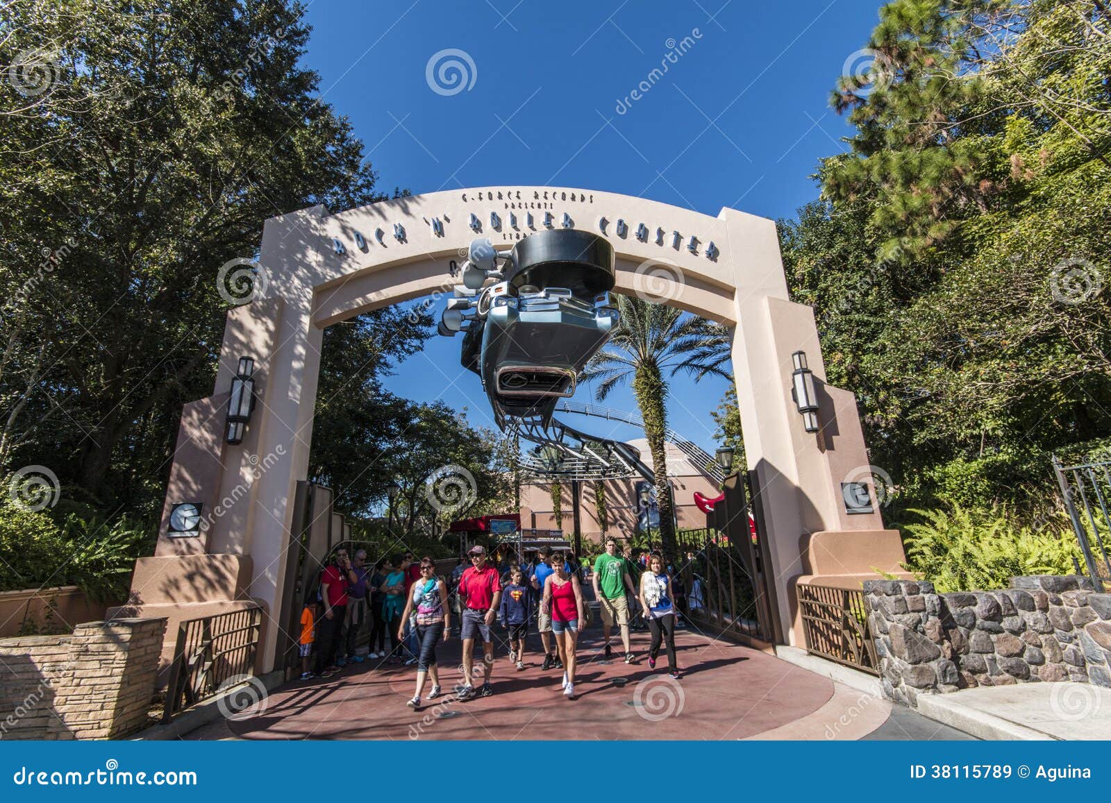 Rock n Roller Coaster starring Aerosmith ride Hollywood Studios, Walt  Disney World Theme Park, Orlando, Florida, USA Stock Photo - Alamy